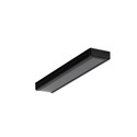 40 stk. 2m aluprofil SURFACE10 BC/UX - Svart anodisert, påbygging, LED skinne