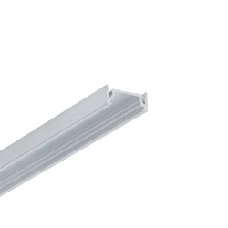 Påbygg 2m aluminiumsprofil SURFACE10.V2 BC/U - Ubehandlet aluminium, påbygning, LED-skinne