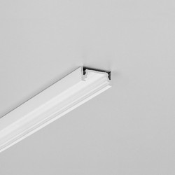 Påbygg 2m aluprofil SURFACE10.V2 BC/U - Hvit lakkert, påbygg, LED skinne