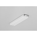2m aluprofil SURFACE10.V2 BC/U - Hvit lakkert, påbygg, LED skinne