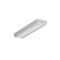 1m aluprofil SURFACE14 EE7F/TY - Anodisert, påbygging, LED skinne