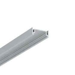 Påbygg 2m aluprofil SURFACE14.V2 EE7F/Y - Anodisert, påbygging, LED-skinne