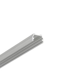Påbygg 2m aluminiumsprofil UNI12 BCD/U - Anodisert, påbygging, LED skinne