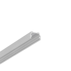 Påbygg 2m aluprofil UNI12 BCD/U - Ubehandlet aluminium, påbygging, LED skinne