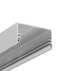 LED profil 2m aluprofil LOWI C10 - Anodisert, påbygging, LED skinne