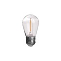 5 stk 1W LED pære - ST14, COB filament, E27