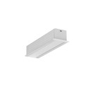 2m aluprofil LINEA-IN20 EE7F/U7 - Ubehandlet aluminium, innfelt, LED skinne