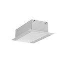 2m aluminiumsprofil PHIL RECESSED C10 - Anodisert, innfelt, LED skinne