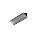1m aluprofil CABI12 DUO E - Svart anodisert, hjørne, LED skinne
