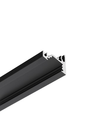 1m aluprofil CORNER10 BC/UX - Sort anodisert, hjørne, LED skinne 1m aluprofil CORNER10 BC/UX - Sort anodisert, hjørne, LED skinne