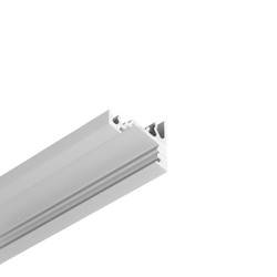 Hjørne 2m aluminiumsprofil CORNER10 BC/UX - Anodisert, hjørne, LED skinne