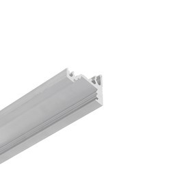 Hjørne 2m aluprofil CORNER10 BC/UX - Ubehandlet aluminium, hjørne, LED skinne