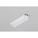 2m aluprofil CORNER10.V2 A1C/U1 - Hvit lakkert, hjørne, LED skinne