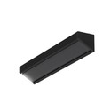 1m aluprofil CORNER10.V2 A1C/U1 - Svart anodisert, hjørne, LED skinne