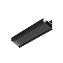 2m aluprofil CORNER10.V2 A1C/U1 - Sort anodisert, hjørne, LED skinne
