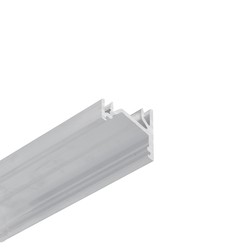 Hjørne 1m aluprofil CORNER12.V2 EF/U - Ubehandlet aluminium, hjørne, LED skinne