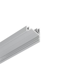 Hjørne 2m aluprofil CORNER12.V2 EF/U - Anodisert, hjørne, LED-skinne