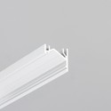 2m aluminiumprofil CORNER12.V2 EF/U - Hvit lakkert, hjørne, LED skinne