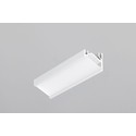 2m aluminiumprofil CORNER12.V2 EF/U - Hvit lakkert, hjørne, LED skinne