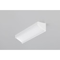 2m aluminiumprofil CORNER12.V2 EF/U - Hvit lakkert, hjørne, LED skinne