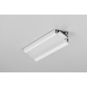 1m aluprofil CORNER14 EE7F/TY - Hvit lakkert, hjørne, LED skinne