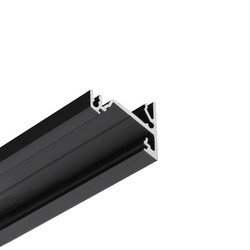 LED profil 2m aluprofil CORNER14 EE7F/TY - Svart anodisert, hjørne, LED skinne