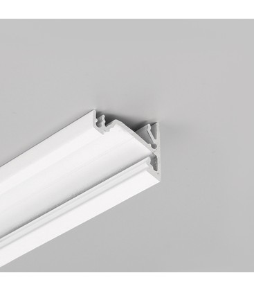 2m aluminiumsprofil CORNER14 EE7F/TY - Hvit lakkert, hjørne, LED skinne 2m aluminiumsprofil CORNER14 EE7F/TY - Hvit lakkert, hjørne, LED skinne