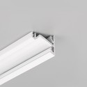 2m aluminiumsprofil CORNER14 EE7F/TY - Hvit lakkert, hjørne, LED skinne
