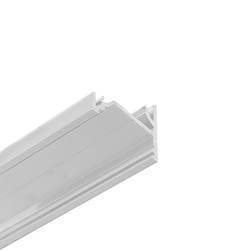 LED profil 2m aluprofil CORNER16.V2 AC-6/TY - Ubehandlet aluminium, hjørne, LED skinne