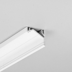 LED profil 2m aluprofil CORNER16.V2 AC-6/TY - Hvit lakkert, hjørne, LED skinne