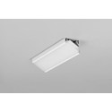 2m aluprofil CORNER16.V2 AC-6/TY - Hvit lakkert, hjørne, LED skinne