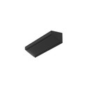 2m aluprofil CORNER16.V2 AC-6/TY - Sort anodisert, hjørne, LED skinne