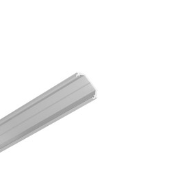 LED profil 2m aluprofil QUARTER10 BD/U6 - Anodisert, hjørne, LED skinne
