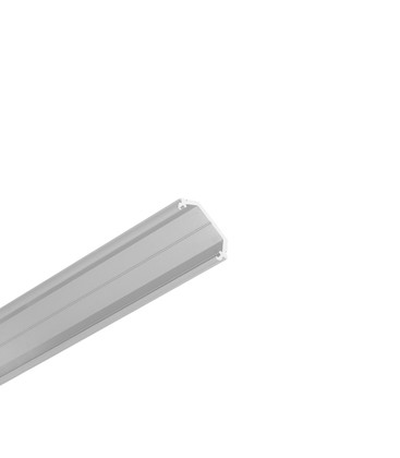 2m aluprofil QUARTER10 BD/U6 - Anodisert, hjørne, LED skinne 2m aluprofil QUARTER10 BD/U6 - Anodisert, hjørne, LED skinne