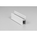 1m aluprofil FRAME14 BC/Q - Hvit lakkert, innsparkling, LED skinne