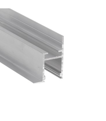 2m aluminiumsprofil FRAME14 BC/Q - Ubehandlet aluminium, innsparkling, LED-skinne 2m aluminiumsprofil FRAME14 BC/Q - Ubehandlet aluminium, innsparkling, LED-skinne