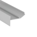 1m aluprofil GLOW12 UP A1C - Anodisert, innsparkling, LED skinne