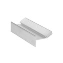 1m aluprofil GLOW12 UP A1C - Ubehandlet aluminium, innsparkling, LED skinne