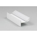 1m aluminiumsprofil GLOW12 UP A1C - Hvit lakkert, innsparkling, LED skinne