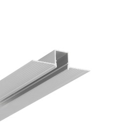 LED profil 1m aluprofil HIDE10 C4 - Anodisert, innsparkling, LED skinne