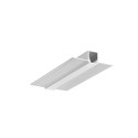 2m aluminiumsprofil HIDE10 C4 - Ubehandlet aluminium, innsparkling, LED skinne