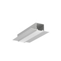 1m aluminiumsprofil LINEA-IN20 TRIMLESS EE7F - Anodisert, innsparkling, LED skinne
