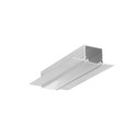2m aluprofil LINEA-IN20 TRIMLESS EE7F - Ubehandlet aluminium, innsparkling, LED skinne