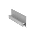 2m aluprofil OMNI10 AC2 - Ubehandlet aluminium, innsparkling, LED skinne