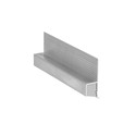 2m aluprofil OMNI10 AC2 - Ubehandlet aluminium, innsparkling, LED skinne