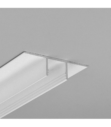 2m aluprofil PLANE14 IN BC3 - Hvit lakkert, innsparkling, LED skinne 2m aluprofil PLANE14 IN BC3 - Hvit lakkert, innsparkling, LED skinne