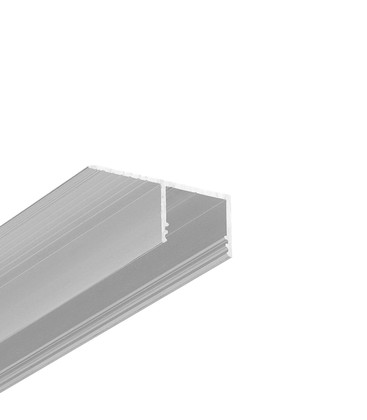 2m aluprofil PLANE14 SIDE BC3 - Ubehandlet aluminium, innsparkling, LED skinne 2m aluprofil PLANE14 SIDE BC3 - Ubehandlet aluminium, innsparkling, LED skinne