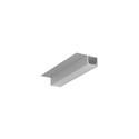 2m aluminiumsprofil PLANE14 SIDE BC3 - Anodisert, innsparkling, LED skinne