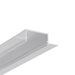 LED profil 2m aluprofil VARIO30-04 ACDE-9 - Ubehandlet aluminium, innsparkling, LED skinne