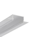 2m aluprofil VARIO30-04 ACDE-9 - Ubehandlet aluminium, innsparkling, LED skinne